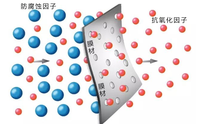 做了抗氧化和防腐處理的膜材